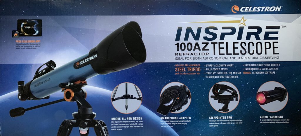 Celestron Inspire 100AZ Refractor telescope