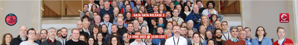 Gaia Data Release 3 - group photo